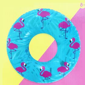 Fashion Flamingo Swimming Rings; Inflatable Cartoon Floats For Kids And Adults Beach Pool Party Summer